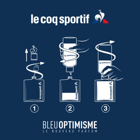 LE COQ SPORTIF PARFUM Blauer Optimismus - Mini Spray für Tasche